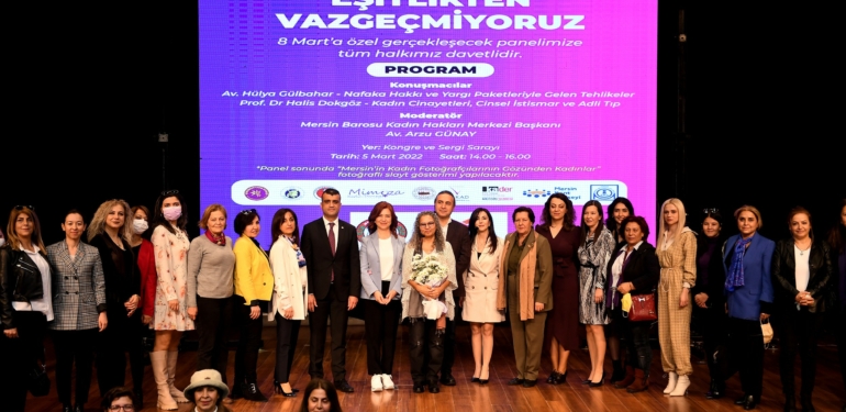 “Eşitsizlikten Vazgeçmiyoruz” paneline kadınlardan yoğun ilgi