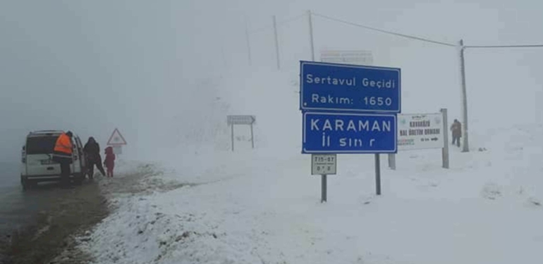 Sertavul Geçidi ulaşıma kapandı