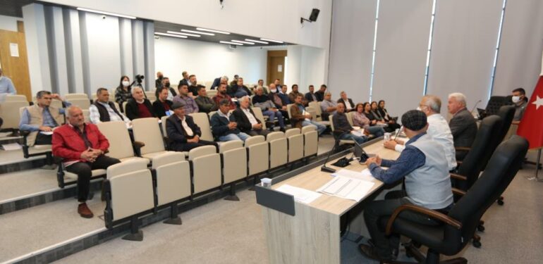 Mezitli’de yapılacak yatırımlar muhtarlarla birlikte planlandı