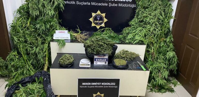 Mersin’de Mayıs ayında 43 torbacı tutuklandı