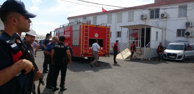 “İsyan çıktı, yangın var” anonsu tatbikat çıktı