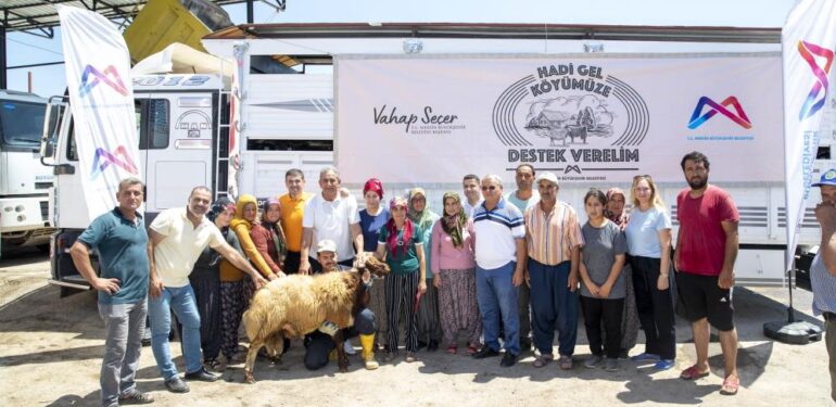 Mersin’de 18 yetiştiriciye 450 küçükbaş hayvan desteği