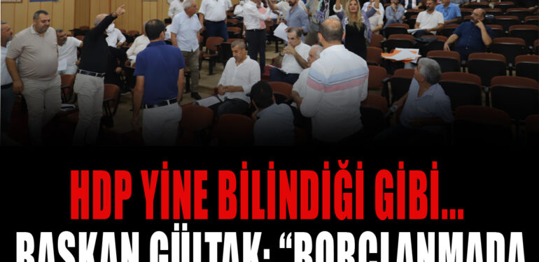 Gültak: “Borçlanmada HDP’yi ikna edemediniz”