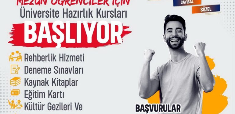 Akdeniz Belediyesi Etüt Merkezi başvuruları 23 Eylül’e dek uzatıldı