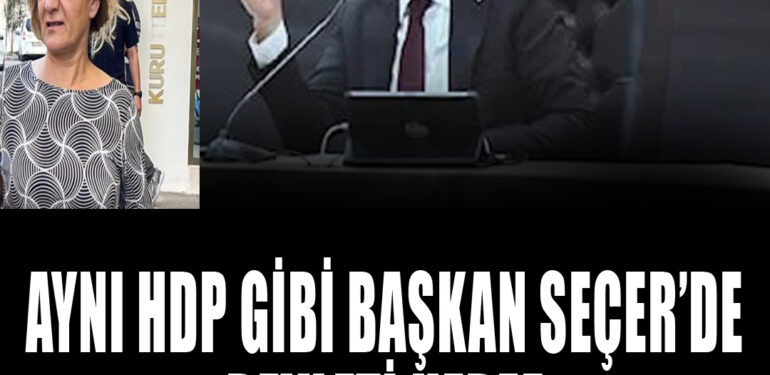 Aynı HDP gibi Başkan Seçer’de devleti hedef aldı
