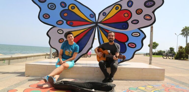 Mezitli’de her alanda sanat var