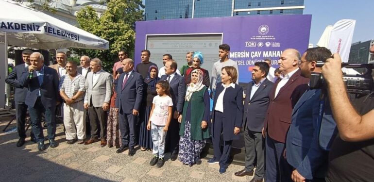 Çay Mahallesi Kentsel Dönüşüm Projesi’nde kuralar çekildi