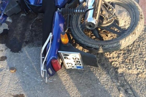 Otomobil ile motosiklet çarpıştı: 2 ağır yaralı