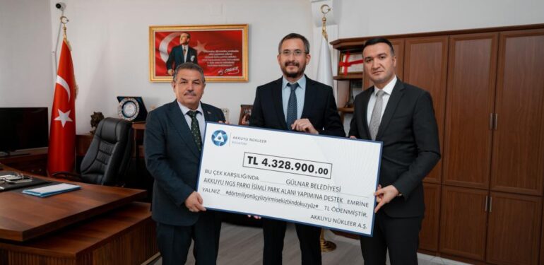 Akkuyu Nükleer A.Ş.’den 10 milyon liralık sosyal proje desteği