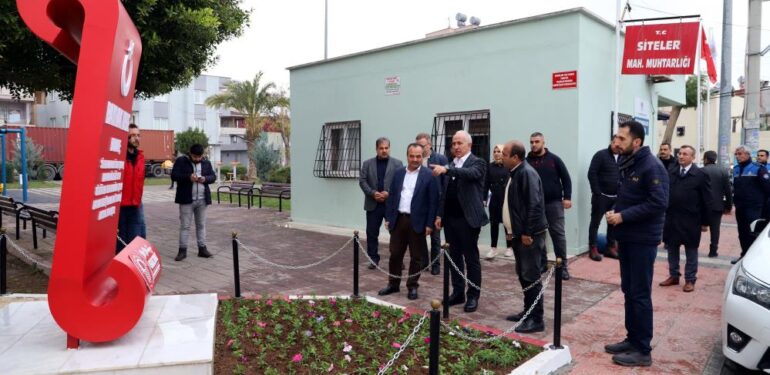 Başkan Gültak, Bayrak Dede parkında incelemelerde bulundu