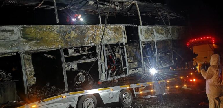 Mersin’deki otobüs kazası: 2’si şehit 3 ölü, 33 yaralı