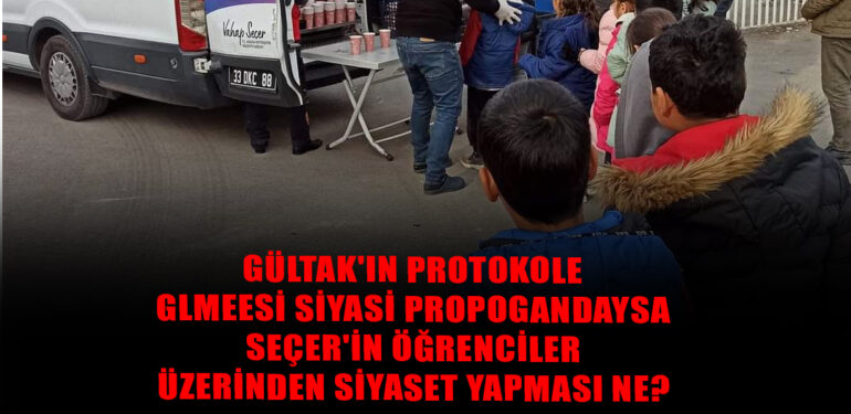 CHP’Lİ SEÇER, MEM’DEN İZİNSİZ DERS SAATİNDE ÖĞRENCİLERE ÇORBA DAĞITIP, SİYASETİNE REKLAM MALZEMESİ YAPTI!