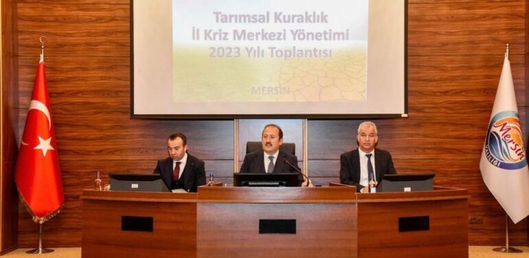 Mersin’de kuraklık alarm veriyor