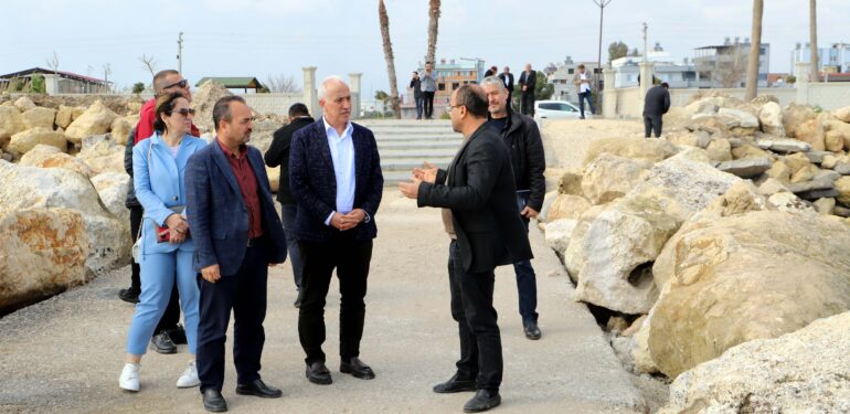 Karaduvar Sahili 2. Etap Park çalışmalarında sona gelindi