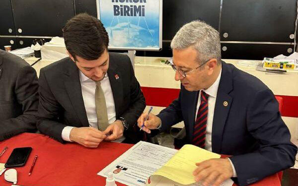 CHP’Lİ VEKİL ANTMEN ADAY ADAYLIK BAŞVURUSUNU YAPTI