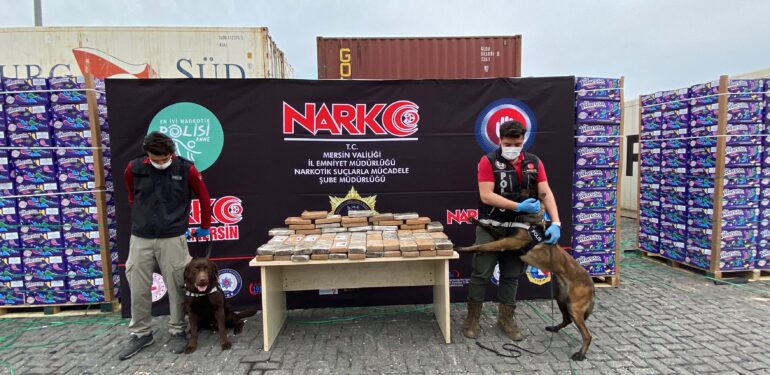 Limanda 97 kilo 500 gram kokain ele geçirildi