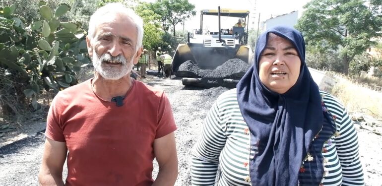 VATANDAŞLARDAN BAŞKAN YILMAZ’A HİZMET TEŞEKKÜRÜ