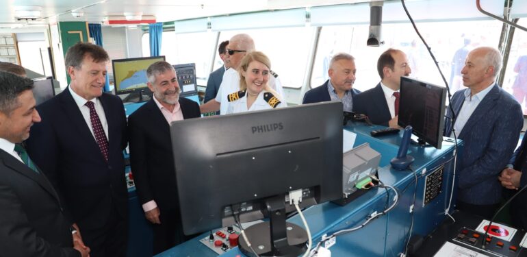 Gültak, “ADA 74” Feribotunun açılışına katıldı