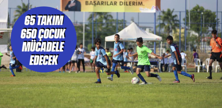 ÇOCUKLARA ÖZEL FUTBOL TURNUVASI BAŞLADI