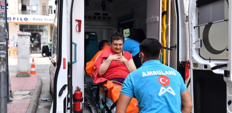 MERSİN’DE HASTA NAKİL HİZMETİ 50 BİNİ GEÇTİ