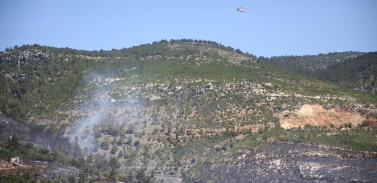 BAKAN YUMAKLI: “MERSİN, GÜLNAR’DAKİ ORMAN YANGINI KONTROL ALTINA ALINDI”