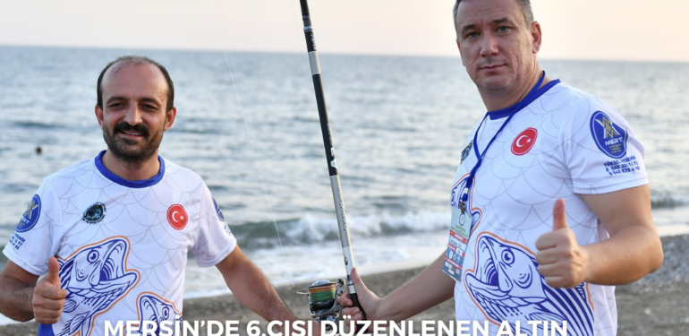 Mersin’de 6.cısı Düzenlenen Altın Kanca Surfcasting Turnuvası tamamlandı