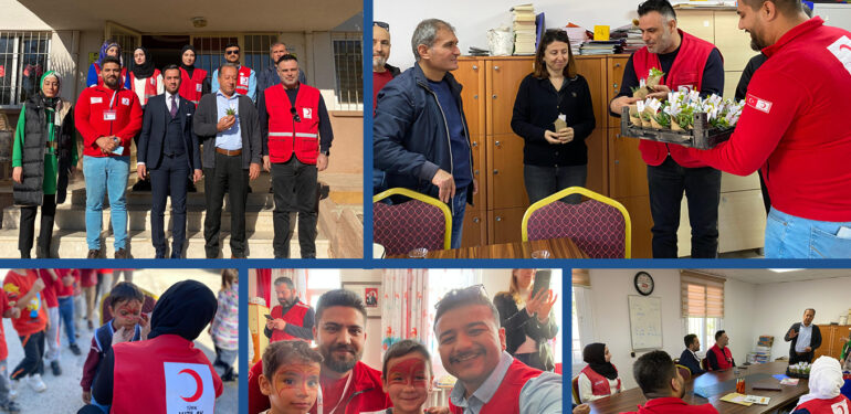 TÜRK KIZILAY MERSİN YENİŞEHİR ŞUBESİ VE KIZILAY GÖNÜLLÜLERİNDEN ANLAMLI ZİYARET