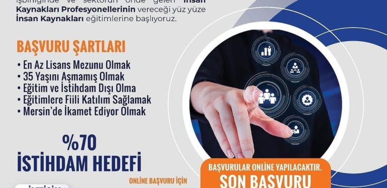 AKDENİZ BELEDİYESİ, İNSAN KAYNAKLARI UZMANLARI YETİŞTİRECEK