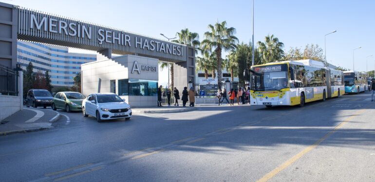 Mersin Büyükşehir Belediyesinden Şehir Hastanesi’ne 2 yeni hat: 177 ve 13