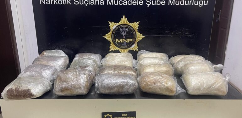 Mersin’de bir tırda 22 kilo 300 gram esrar ele geçirildi