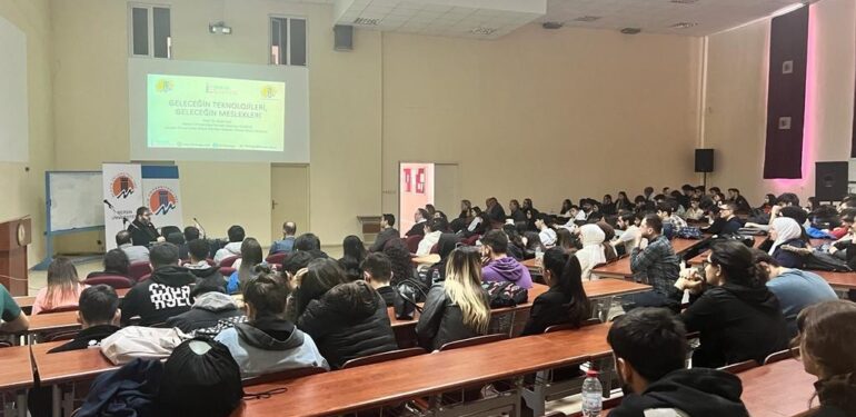 MEÜ öğrencilerine ‘Geleceğin teknolojileri, geleceğin meslekleri’ konferansı verildi