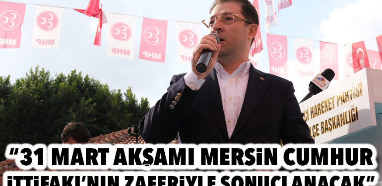 CUMHUR İTTİFAKI MERSİN ADAYI SERDAR SOYDAN MERSİNLİLERLE BULUŞTU! SOYDAN: “31 MART AKŞAMI MERSİN, CUMHUR İTTİFAKI’NIN ZAFERİYLE SONUÇLANACAK”