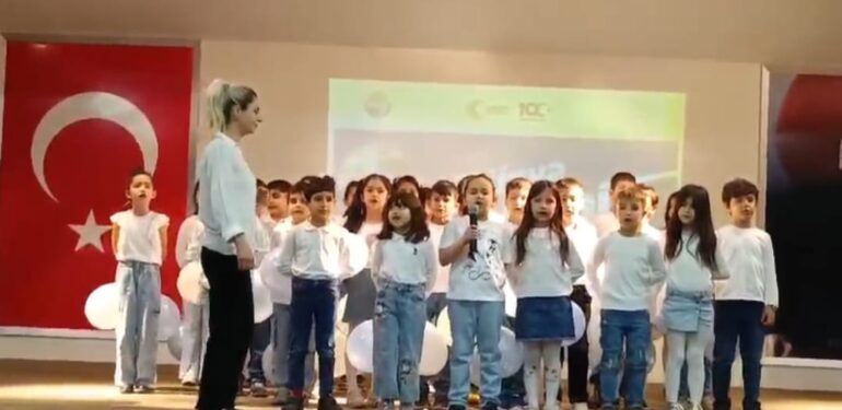 Minik öğrencilerden ‘Dünya Su Günü’ etkinliği