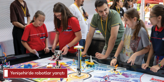 Yenişehir’de robotlar yarıştı