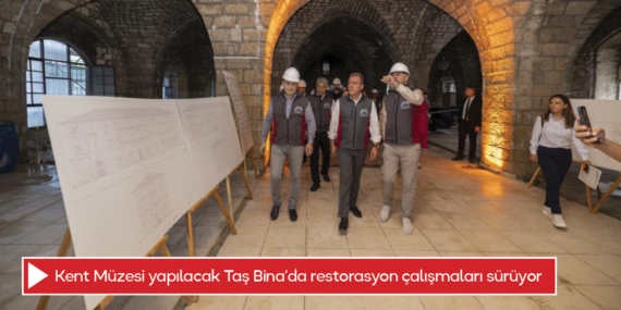 Kent Müzesi yapılacak Taş Bina’da restorasyon çalışmaları sürüyor