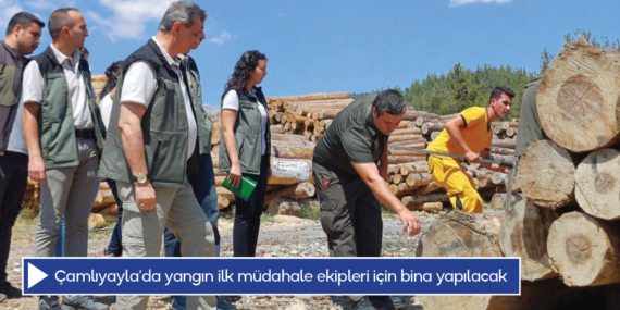 Çamlıyayla’da yangın ilk müdahale ekipleri için bina yapılacak