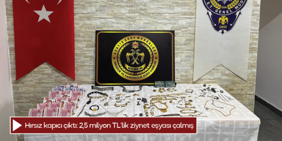 Hırsız kapıcı çıktı: 2,5 milyon TL’lik ziynet eşyası çalmış