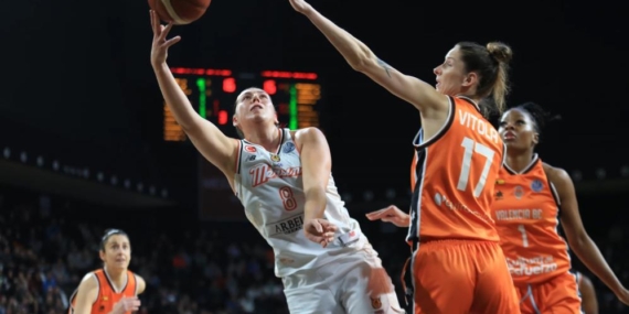 FIBA Kadınlar Euroleague: ÇBK Mersin: 92 – Valencia Basket: 77