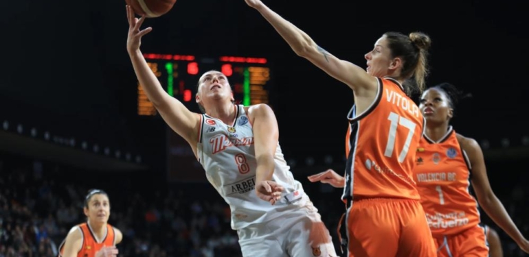FIBA Kadınlar Euroleague: ÇBK Mersin: 92 – Valencia Basket: 77