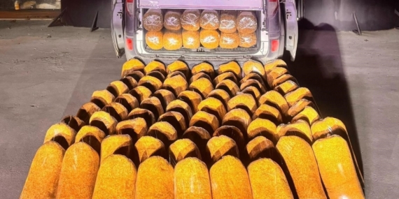 Mersin’de 580 kilo kaçak tütün ele geçirildi