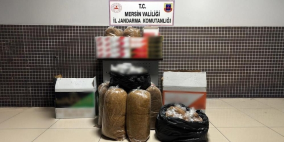 Mersin’de 28 bin 500 adet kaçak makaron ele geçirildi