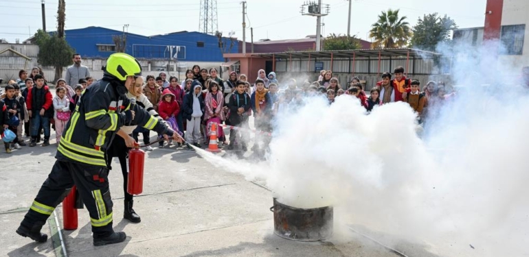 Mersin’de çocuklara afet eğitimi verildi