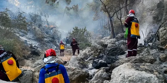 Akkuyu NGS İtfaiyesi ve Gönüllüleri Çalışmalarıyla Taktir Topladı