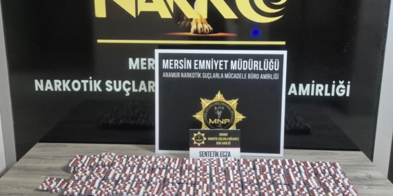 Mersin’de 1 haftada 293 narkotik olay: 57.221 hap, 3 kilo 49 gram uyuşturucu; 577 şüpheli yakalandı