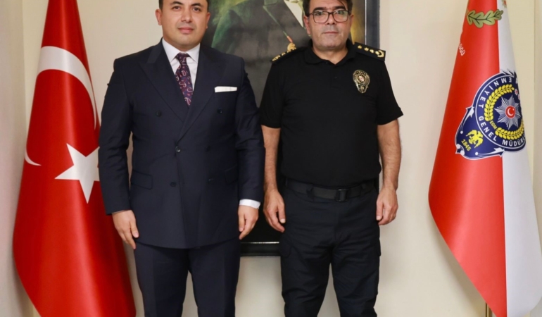 Anamur Başsavcısı Çatlı’dan İl Emniyet Müdürü Yılmaz’a ziyaret: “Adalet ve güvenlikte iş birliği şart”