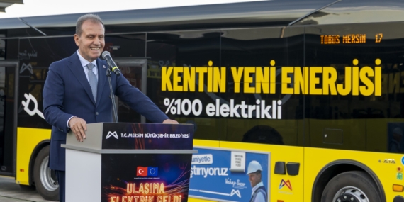 Mersin’de Yeşil Dönem: 18 elektrikli otobüs hizmette