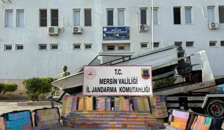Silifke’de kaçak sigara operasyonu: Denizde ve karada eş zamanlı baskın, 6 tutuklama