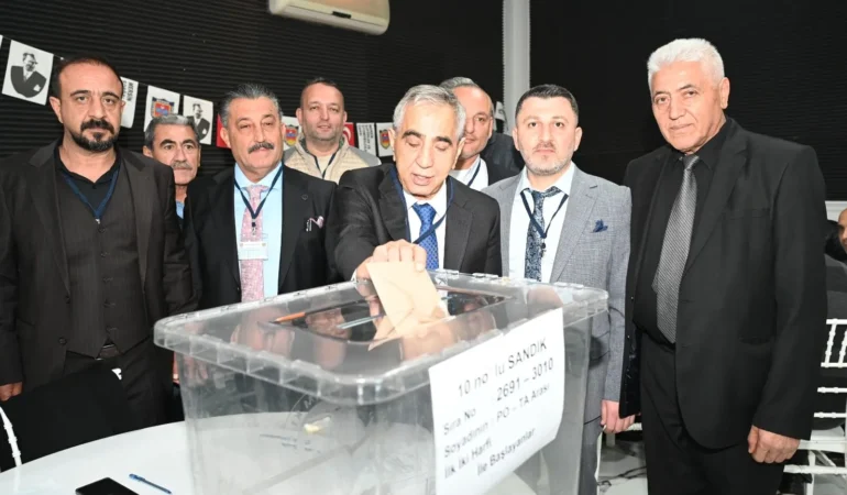 Şoför Esnafı Genel Kurulunda Tek Listeyle Seçim: Veysel Sarı Güven Tazeledi