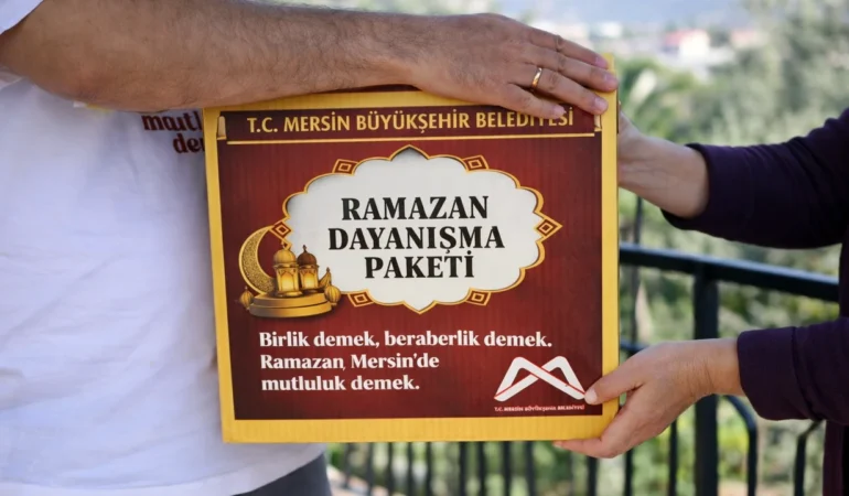Mersin Büyükşehir’den “Ramazan Dayanışma Paketi”: Başvurular başladı
