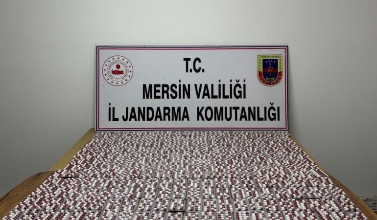 Mersin’de 5 bin 240 sentetik hap ele geçirildi, 1 şüpheli tutuklandı